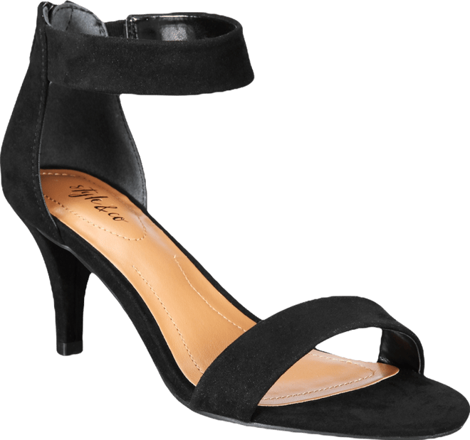 macy's black dress sandals Black Satin Mini Dress main image 1