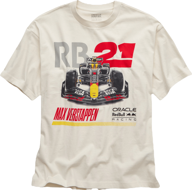 Oracle Red Bull Racing x AE Boxy Graphic T-Shirt | American Eagle