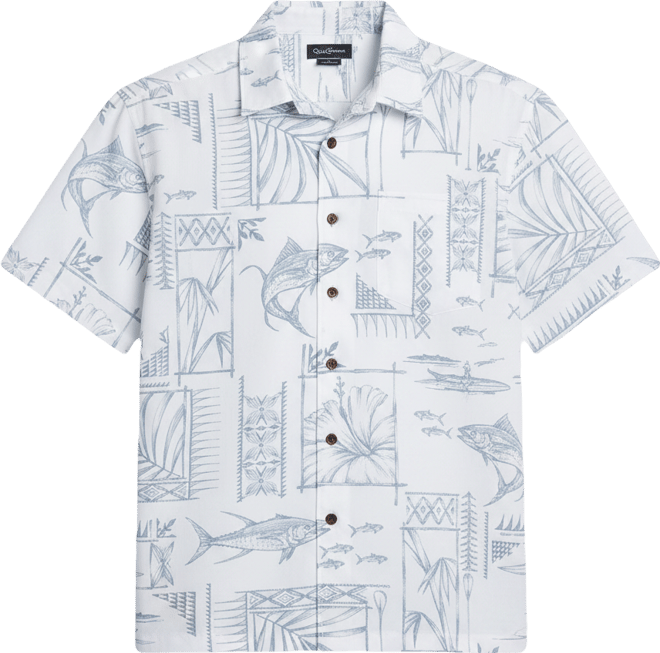 Quiksilver Men's Waterman Performance Pack Short Sleeve Woven Shirt