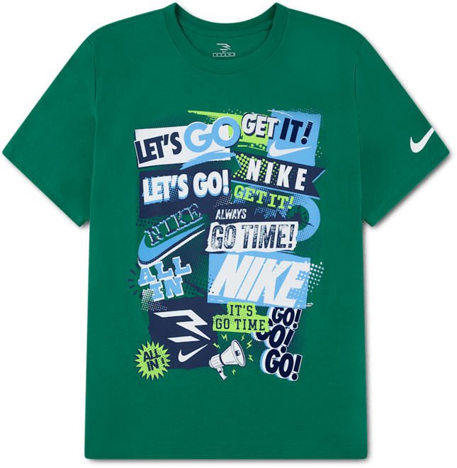 Boys Short Sleeve Nike 3BRAND by Russell Wilson Go Time Graphic