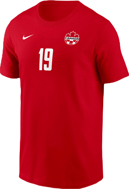 Alphonso Davies Team Canada Men's Nike Soccer T-Shirt