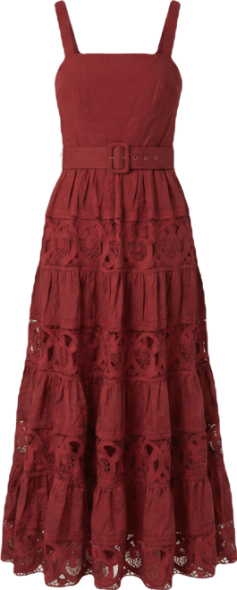 luna lace maxi dress zauris THE LINA LACE MAXI DRESS L (10-12) / Black
