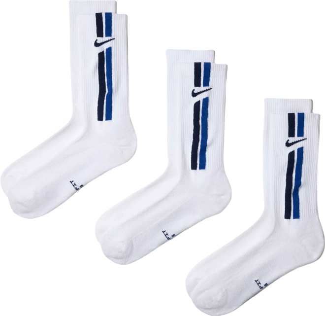 Nike エブリデイ エレベーテッド クルー ソックス (3足)