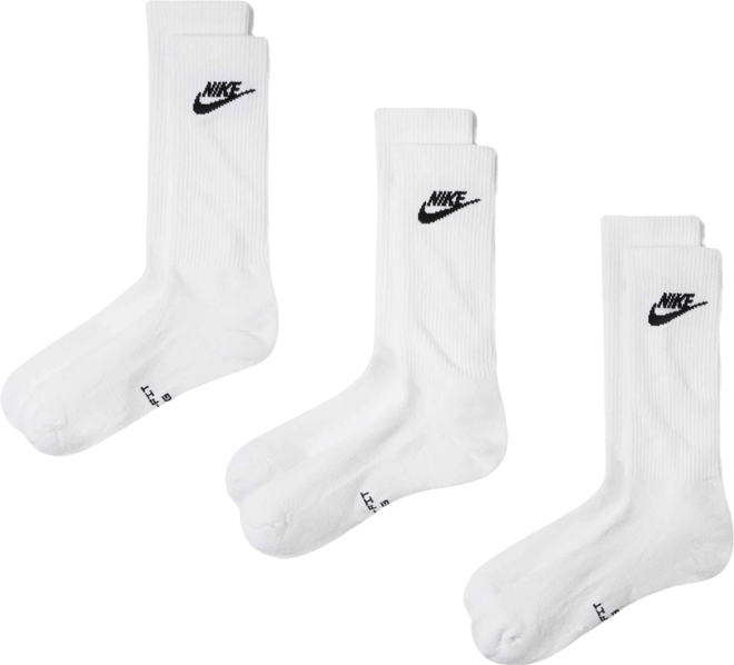 Nike エブリデイ エレベーテッド クルー ソックス (3足)