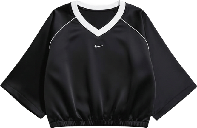 Nike Sportswear Playera oversized de satén para mujer