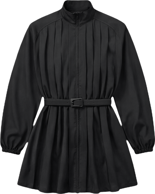 Nike Sportswear Women's Oversized Long-Sleeve Pleated Mini Dress