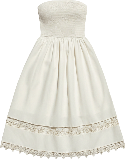 Cupshe Women's Vanilla Cream Midi Beach Dress - Macy's