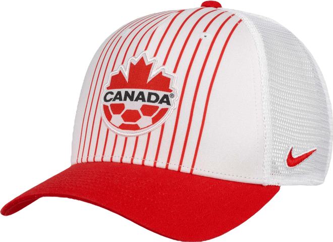 Canada Rise Nike Soccer Structured Adjustable Trucker Cap