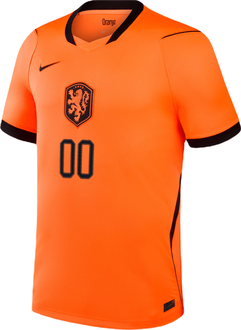 Netherlands 2026 Stadium Home Men's Nike Dri-FIT Soccer Replica Jersey Custom Jersey By You