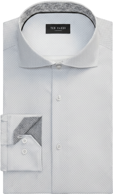 ted baker slim fit dress shirt Ted Baker White Shirt Slim Fit main image 1