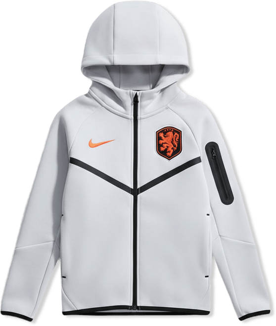 Netherlands Tech Fleece Older Kids' (Boys') Nike Football Full-Zip Hoodie