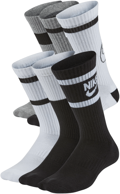 Nike Everyday Kids' Cushioned Crew Socks (6 Pairs)