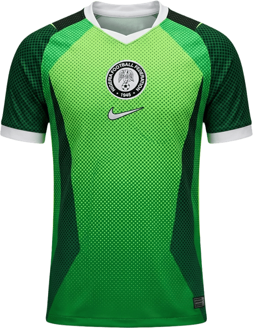 Nigeria 2026 Stadium Home Older Kids' Nike Dri-FIT Football Short-Sleeve Shirt