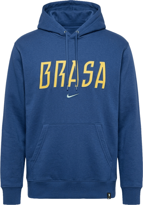 Brazil Club Men's Nike Football French Terry Pullover Hoodie