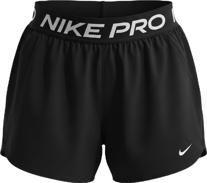 Nike Pro Women's Dri-FIT Mid-Rise Brief-Lined 7.5cm (approx.) Woven Shorts