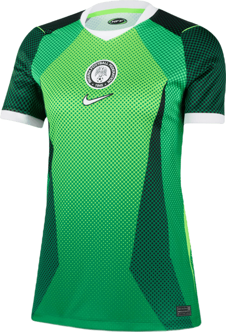Nigeria 2026 Stadium Domicile Maillot de foot à manches courtes Nike Dri-FIT pour femme