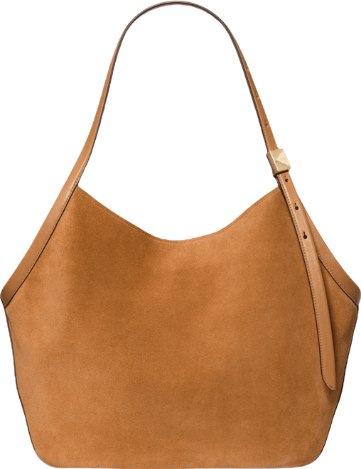 kate spade new york Deco Tulip Large Suede Tote Bag - Macy's