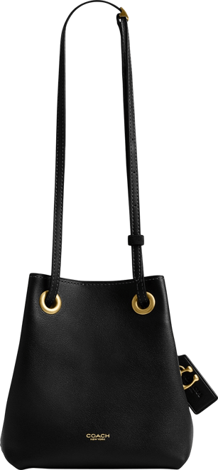 COACH Jade Small Leather Drawstring Crossbody Bag - Macy's
