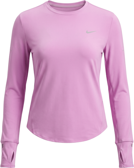 Nike Swift Playera de correr de manga larga de cuello redondo Dri-FIT UV para mujer