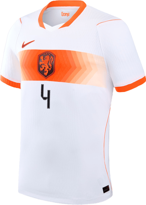 Selección nacional de Países Bajos visitante 2026 Match Virgil van Dijk Jersey Nike Fútbol Dri-FIT ADV para hombre