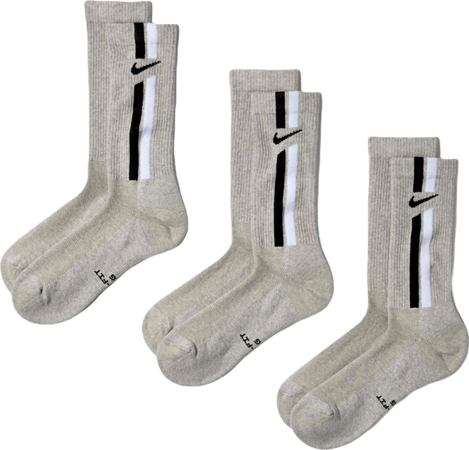 Nike Everyday Elevated Crew Socks (3 Pairs)