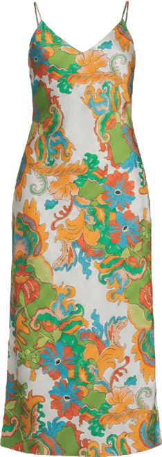 gianni bini harper satin v neck sleeveless slip midi dress Gianni Bini | Dresses | Gianni Bini Harper Satin Vneck Sleeveless Slip Midi  Dress