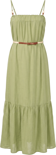 elastic bust maxi dress Vince Camuto Women's Blend Elastic Bust A-Line Maxi Dress - Sage