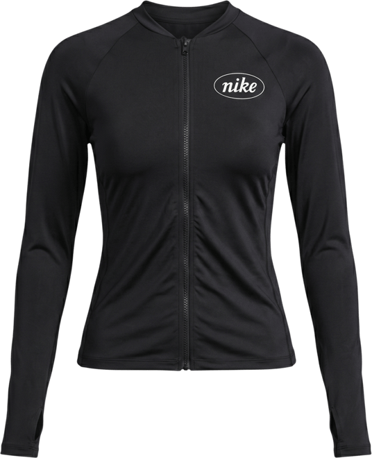 Nike Swim Hydroguard Women's Dri-FIT UV Long Sleeve Zip Top