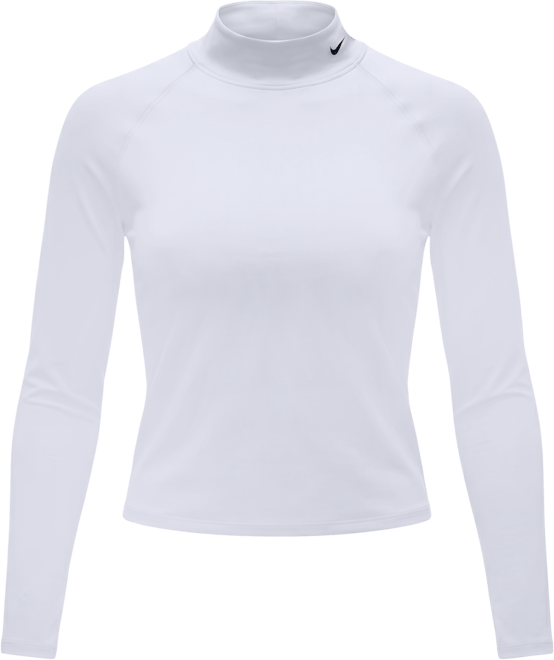Nike Pro Playera de manga larga Dri-FIT de cuello alto para mujer