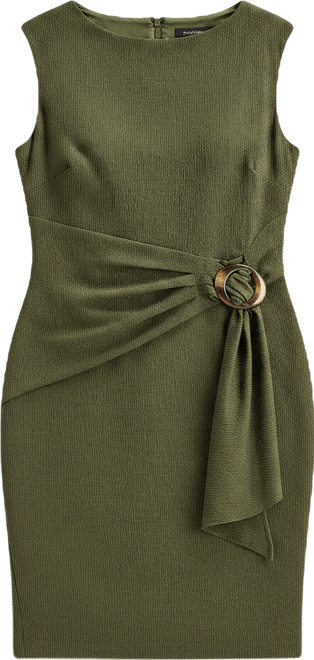 light brown dress outfit Girl In Mind Jovi Brown Polka Dot Tie Shoulder Midi Dress – Love My Apparel main image 0