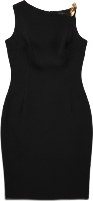 Donna Karan New York Women's Hardware-Trim Asymmetric Dress - Macy's