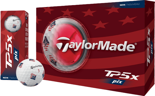 TaylorMade 2026 TP5x pix USA Golf Balls | Golf Galaxy