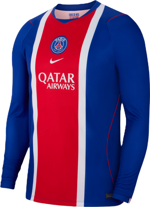 Paris Saint-Germain 2026/27 Stadyum İç Saha Nike Dri-FIT Uzun Kollu Erkek Futbol Taraftar Forması