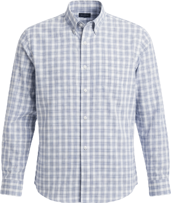 Dockers Stain Defender Mens Long Sleeve Regular Fit Wrinkle Free  Button-Down Shirt - JCPenney