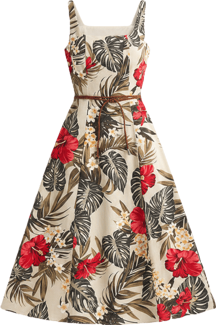 melonie t floral midi dress Maison Tara Melonie T Plus 3/4 Sleeve Floral Midi Fit + Flare Dress SZ 24W