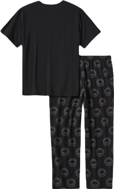Men's Willie G Skull Short Sleeve Pajama Set | Harley-Davidson USA