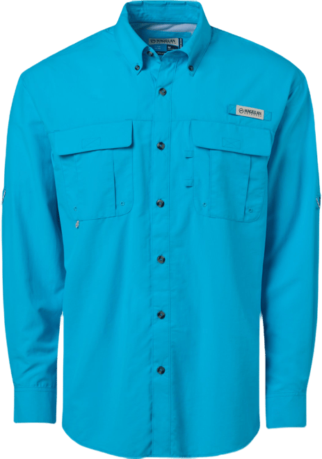 Magellan Outdoors Men's Laguna Madre Solid Long Sleeve Fishing