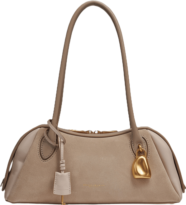 Donna Karan Terry Suede Shoulder Bag | Dillard's