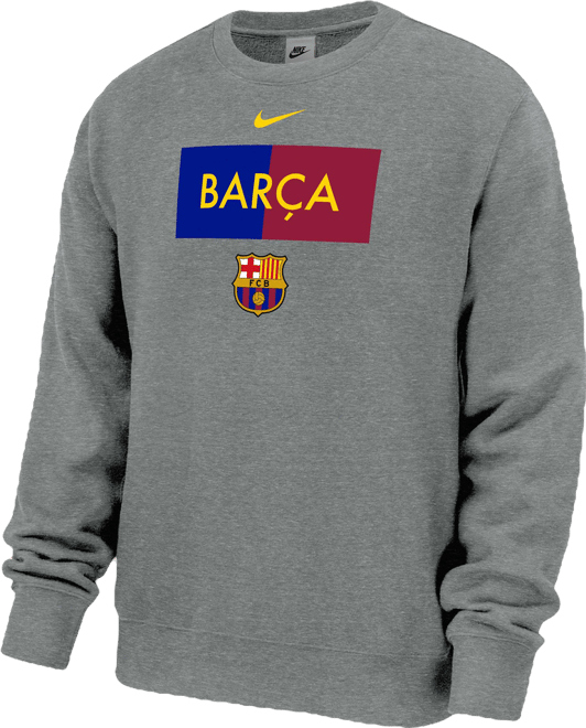 Barcelona Club Fleece Men's Nike Crew-Neck Sweatshirt