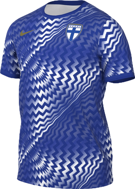 Finland Men's Nike Dri-FIT Soccer Pre-Match Short-Sleeve Top
