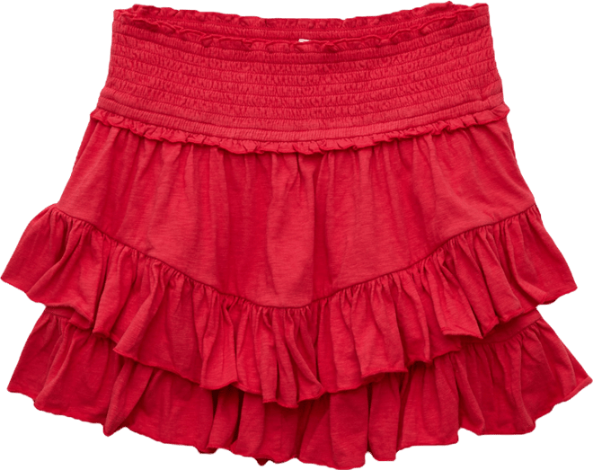 AE Sunchaser Tiered Mini Skirt | American Eagle
