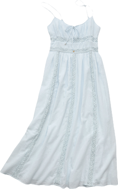 prom dress navy lace Princess Lace Tiered Stunning Blue Prom Dress With Ruffles PSK516