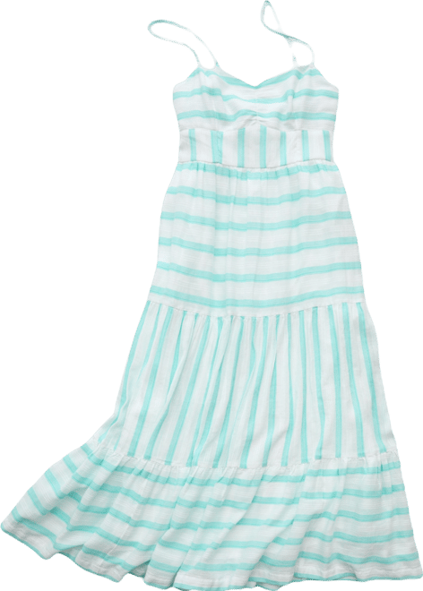 ae corset tiered midi dress AE Corset Tiered Midi Dress