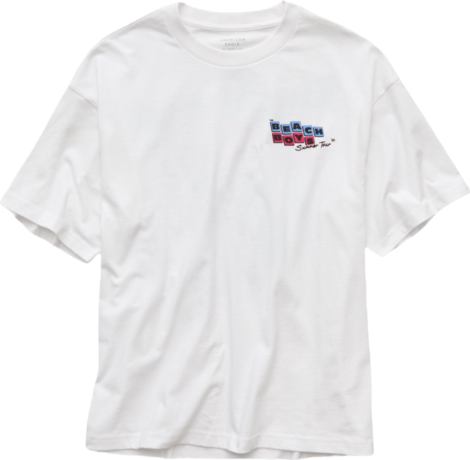 AE Boxy Beach Boys Graphic T-Shirt | American Eagle