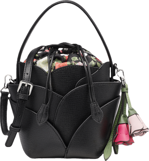 KARL LAGERFELD PARIS Ikon Small Bucket Handbag - Macy's