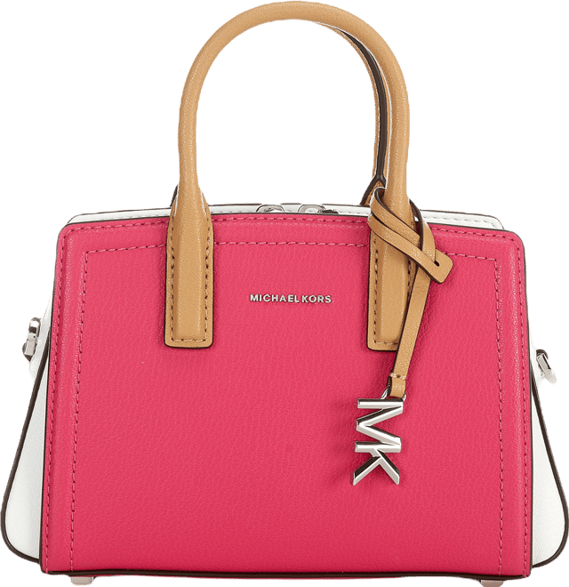 Michael Kors Laila Extra-Small Color-Block Leather Satchel Bag