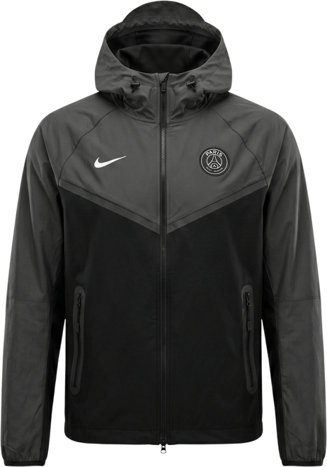 Paris Saint-Germain Tech Windrunner Jacka i vävt material Nike Football med hel dragkedja för män