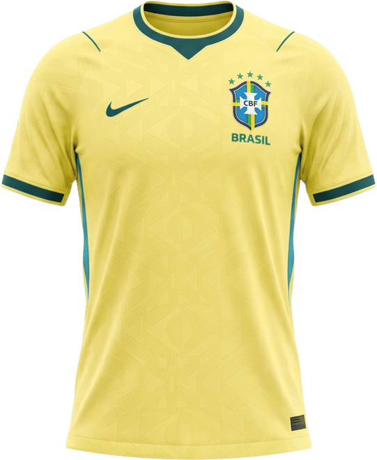 Brazil National Team 2026 Match Home Men's Nike Aero-FIT Soccer Jersey
