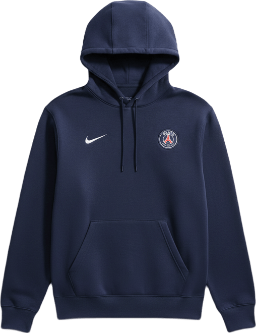 Paris Saint-Germain Club Sudadera con gorro sin cierre de fútbol Nike para hombre