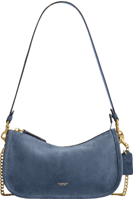 COACH Suede Waverly Shoulder Bag | Dillard's